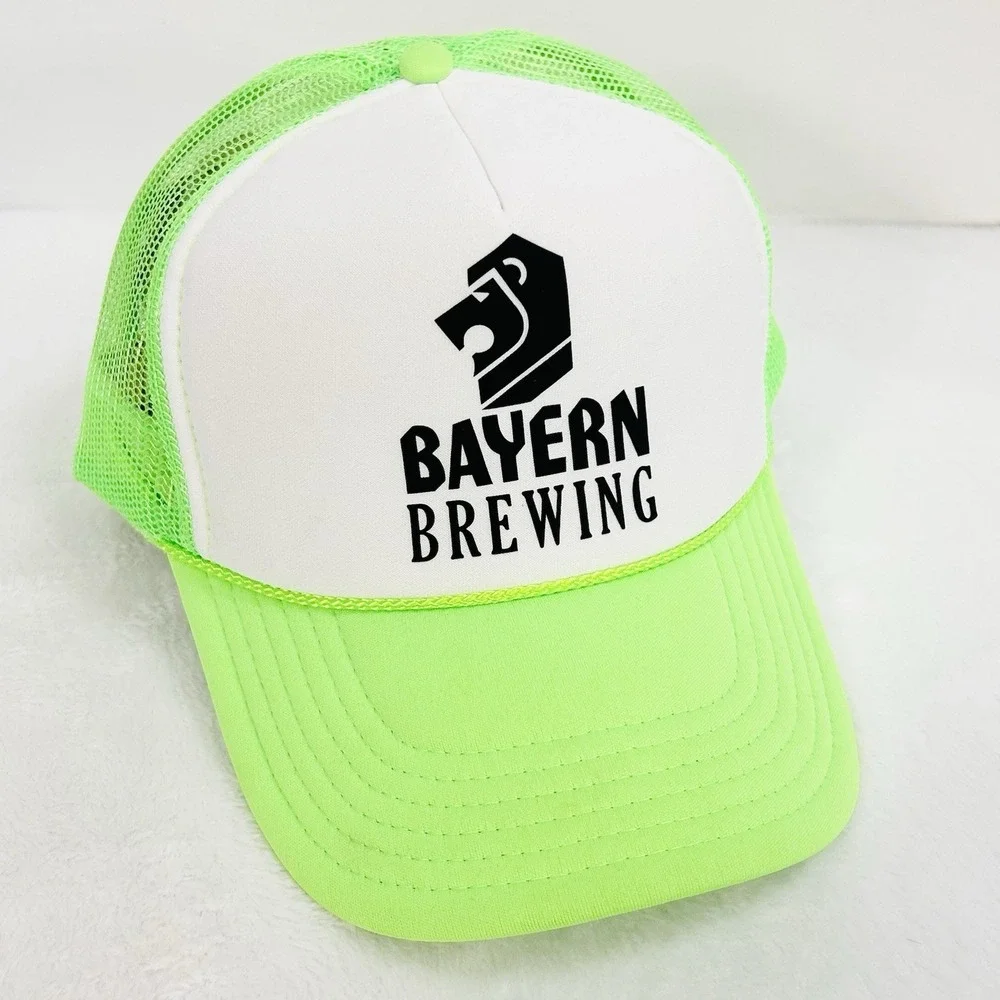 Bayern Brewing Foam Rope A-Frame Trucker Hat Cap Adjustable Snapback Green‎